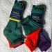Polo By Ralph Lauren Underwear & Socks | Lot Of 2 Packs Polo Script Ralph Lauren Quarter Socks 3 Green Orange Purple Xl | Color: Orange/Purple | Size: Xl