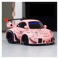 VBOPJHXG modell roller For Japan's Nakai Kai Modified Porsche RWB 1:64 Egg Car YOU&CAR Q Version Pink Pig hardbody Vehicle