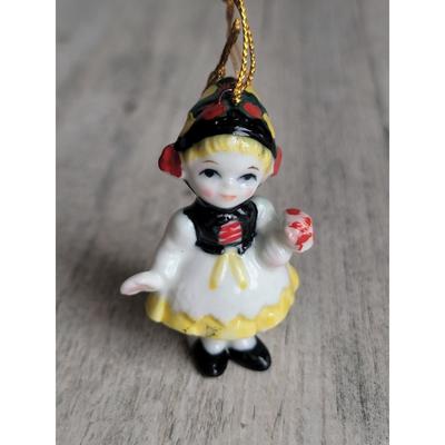 Disney Holiday | Disney Small World Girl Mini Ornament Xmas Dutch | Color: Red | Size: Os