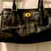 Coach Bags | Black Coach Bag~Gently Used Condition~ 100% Genuine Full-Grain Cowhide Leather | Color: Black | Size: 8 Inches By 12 Inches X 3 Inches