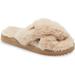 Michael Kors Shoes | Michael Michael Kors Lala Faux Fur Slide Slipper | Color: Cream | Size: 5