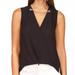 Michael Kors Tops | New With Tags Michael Michael Kors Chain Vented Hem Sleeveless Top | Color: Black/Silver | Size: L
