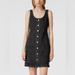 Levi's Dresses | Levi’s Black Acid Wash Denim Button Up Sleeveless Midi Dress | Color: Black/Gray | Size: S