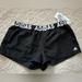 Adidas Swim | Nwt Adidas Womens Recycled Polyester Swim Wear Elastic Waist Beach Shorts | Color: Black/White | Size: M