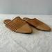 American Eagle Outfitters Shoes | American Eagle Mules Womens Size 7 Slip On Flats Boho Basket | Color: Cream/Tan | Size: 7