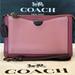 Coach Bags | Coach Dreamer Color Block Smooth Leather Wristlet/Clutch | Color: Brown/Pink | Size: 7.5lx4.5hx1d Approximate