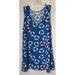 Lularoe Dresses | Lularoe Large Woman’s Short Tank Beach Dress Blue With Life Preserver Print | Color: Blue | Size: L