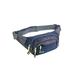 VOSMII Bumbag Bag Canvas Unisex Fanny Pack,Waist Hip Belt Bag Purse Pouch Pocket, Travel Running Sport Bum Waterproof (Color : Deep Blue)