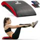 DMoose Ab Exercise Mat - Sit Up Workout Pad for Abdominal & Core Workout Training – Situp Assist Device for Full Range of Ab Workouts - Exercise pad for crunches and leg lifts (Black - Red)