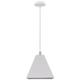 Simple Bathroom Ceiling Hanging Lamp Fitting E27 V-intage Metal Pendant Lighting Warehouse Light Industrial Ceiling Light Fixtures for Kitchen Bedroom Hallway Loft (Black) (Color : White)