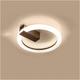 Ceiling Spots Entrance Lamp Modern Minimalist Lamp Luxury Creative Personality Ceiling Lamp Lamp Wall Lamp Kitchen Bedroom Corridor Living Room Ceiling Lamp Pendant Lights (Color : Brown) interesting