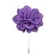 XJHWD 50/100PCS 12 * 10CM Large Flower Silver Satin Flower Lapel Pin Badge Flower Corsage Satin Rose Flower/Rose Lapel Pin Brooch Pin