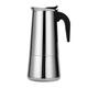 BAOAOYY Steel Coffee Pot Italian Moka Pot Espresso Coffee Maker Pot Cafe Tools Percolator Maker Coffee Stovetop for Latte (Color : 100ml, Size : Free size)