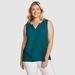 Eddie Bauer Women's Mountain Meadow Tank Top - Blue Spruce - Size M