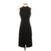 Zara Casual Dress - Midi: Black Solid Dresses - Women's Size X-Small