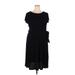 Ann Taylor LOFT Casual Dress - Midi: Black Dresses - Women's Size 20