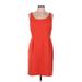 Ann Taylor Factory Casual Dress - Sheath: Orange Dresses - Women's Size 8