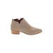 Franco Sarto Ankle Boots: Tan Shoes - Women's Size 7