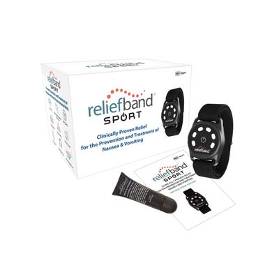 Reliefband Technologies Anti-Nausea and Vomiting Sport Band Black RBSPT-B