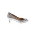 Badgley Mischka Heels: Silver Shoes - Women's Size 8