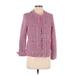 Saks Fifth Avenue Jacket: Pink Marled Jackets & Outerwear - Women's Size Small
