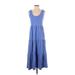 J.Crew Casual Dress - DropWaist: Blue Dresses - Women's Size X-Small