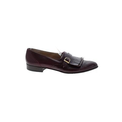 Salvatore Ferragamo Flats: Burgundy Shoes - Women's Size 9 1/2