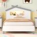 Twin Size House-shaped Platform Bed with Motion Activated Night Lights