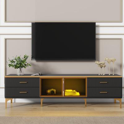 Trendy and stylish LED TV cabinet for TVs up to 78 inches