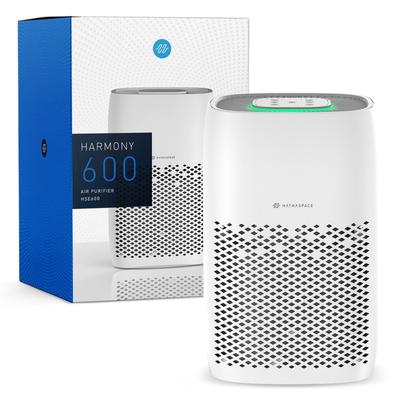 Smart Air Purifiers for Desktop - HSE600 - True HEPA Air Purifier, Cleaner & Filter for Allergies, Smoke, 600 SqFt Coverage