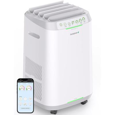 OxyPure ZERO Smart Air Purifier, up to 2,002 Sq Ft, Dual 4-Stage Air Filtration, Adjustable 30°, 60°, 90° Vents