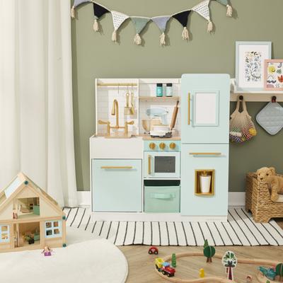 Teamson Kids Little Chef Biscay Delight Kids Wooden Play Kitchen