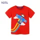 Little Maven 2024 Kleinkind Jungen T-Shirts Cartoon Flugzeuge Kinder T-Shirts Baumwolle Kinder