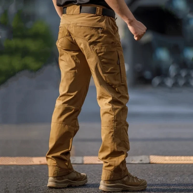 Armee Feld taktische Kampf hose Männer im Freien wasserdicht Klettern Wander hose männliche Arbeit militärische Cargo hose Overalls Upgrade Image