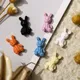 10 stücke japanische gemischte kawaii Harz Bär Nagel kunst Charms 3d Mode Cartoon Nagel dekorationen