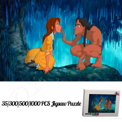 Disney Tarzan & Jane Puzzles 35 300 500 1000 Stück von Holz Puzzles Cartoon Animation Puzzles