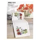 AmTremblay-Kit de point de croix compté pour table joli napperon nappe grill coquelicot fleurs