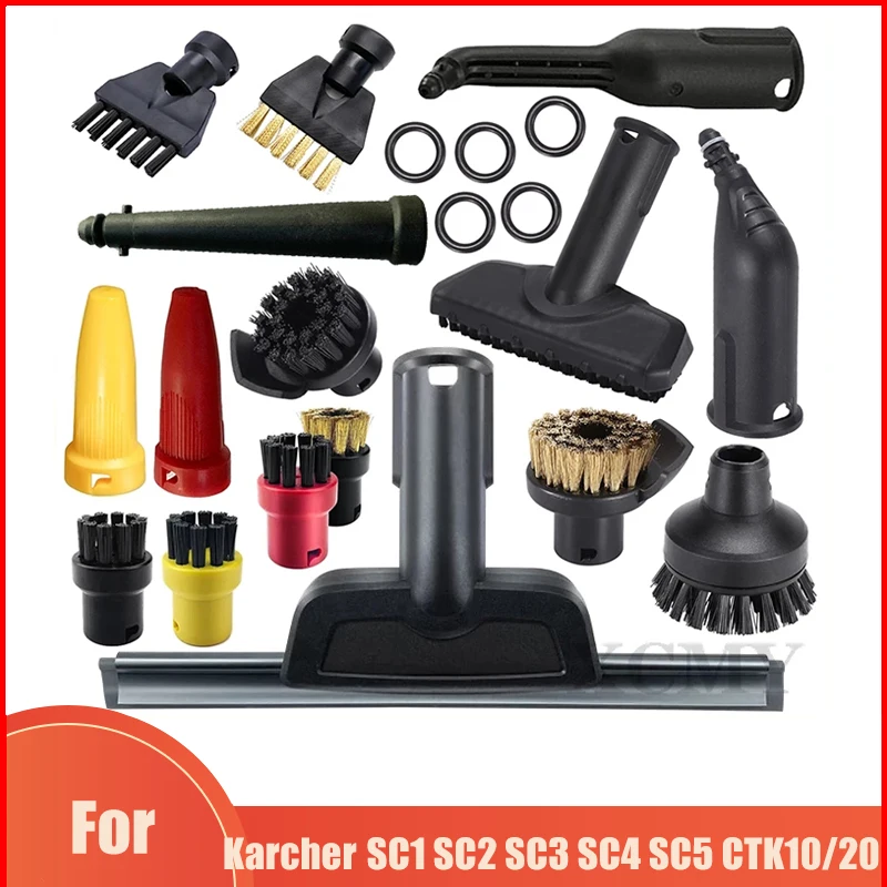 Testa della spazzola Potente ugello Accessori per Karcher Aspirapolvere a vapore portatile SC1 SC2 SC3 SC4 SC5 SC7 CTK10 CTK20 Parti