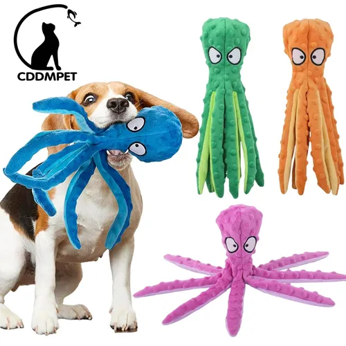 Octopus Haut Shell octopu Biss Beständig Plüsch Spielzeug Haustier Hund Beständig Squeak Spielzeug