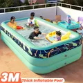 3M grande piscina piscina gonfiabile spedizione gratuita piscine pieghevoli per giochi d'acqua