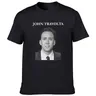 Kurzarm klassische Sommer lässig männlich Kurzarm Nicolas Käfig John Travolta T-Shirt klassische