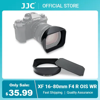 JJC Quadratische Gegenlichtblende für Fujifilm XF 16–55 mm F2.8 R LM WR II XF 16–80 mm F4 R OIS WR Objektiv für XT5 XT4 XT3 XH2 XH2S XT30II XT30