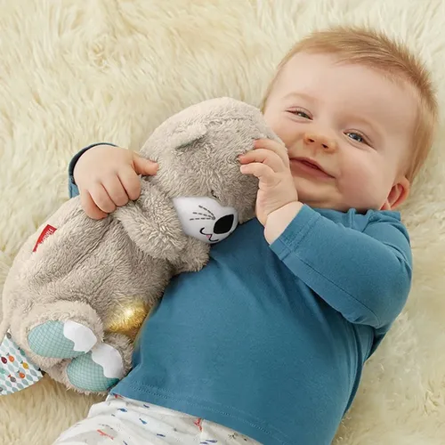 Neues Baby Atem Baby Bär beruhigt Otter Plüsch Spielzeug Puppe Spielzeug Kind beruhigende Musik