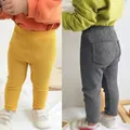 Frühling Herbst Babyhose Neugeborene Mädchen Leggings einfarbige Baumwoll hose Kinder Kinder