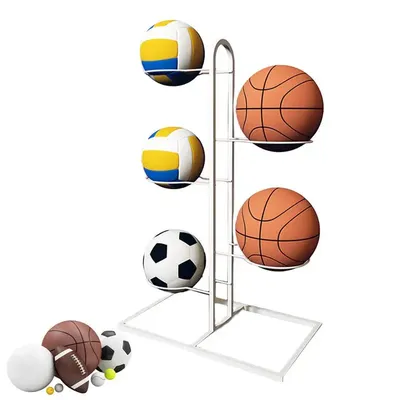 Étagère de rangement multicouche pour ballon de basket-ball support en fonte volley-ball évalué