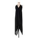 Old Navy Cocktail Dress - Wrap: Black Solid Dresses - Women's Size Large