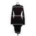 Bar III Casual Dress - Sweater Dress: Burgundy Dresses - Women's Size Medium