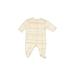 Ralph by Ralph Lauren Short Sleeve Onesie: Ivory Fair Isle Bottoms - Size 3 Month