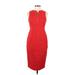 Karen Millen Casual Dress - Sheath: Red Dresses - Women's Size 8