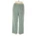 Alfred Dunner Dress Pants - High Rise: Green Bottoms - Women's Size 14